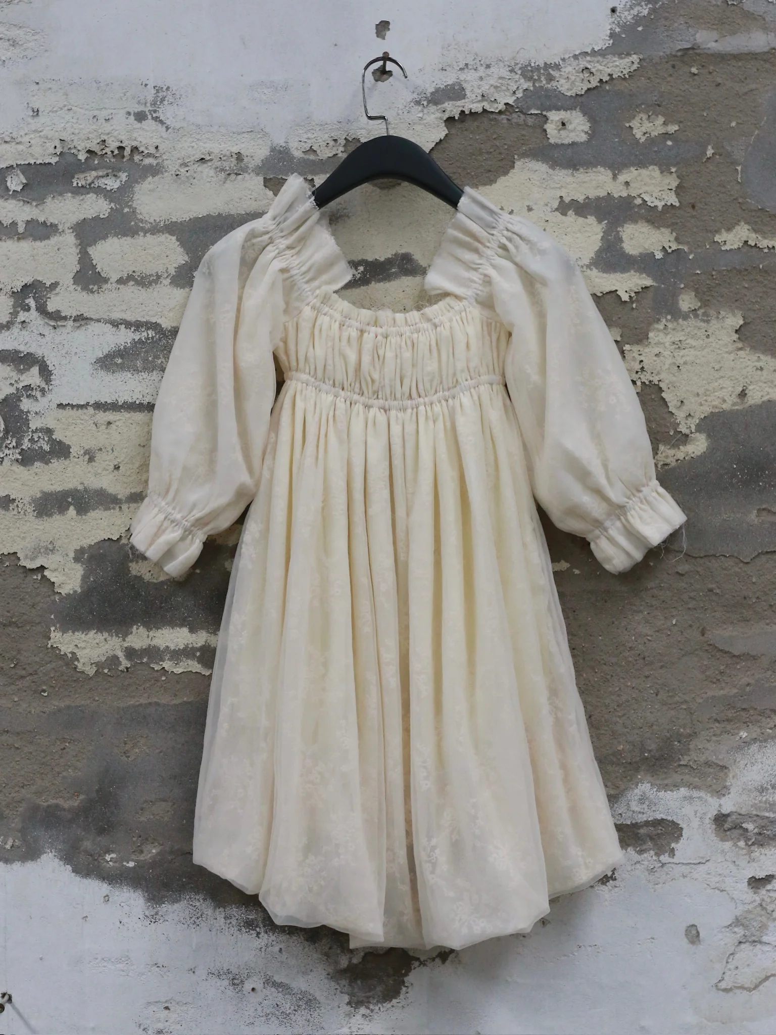 Peng 25 Autumn/Winter Layered Double Dress PT-PTW25C09-BEIGE - Image 4