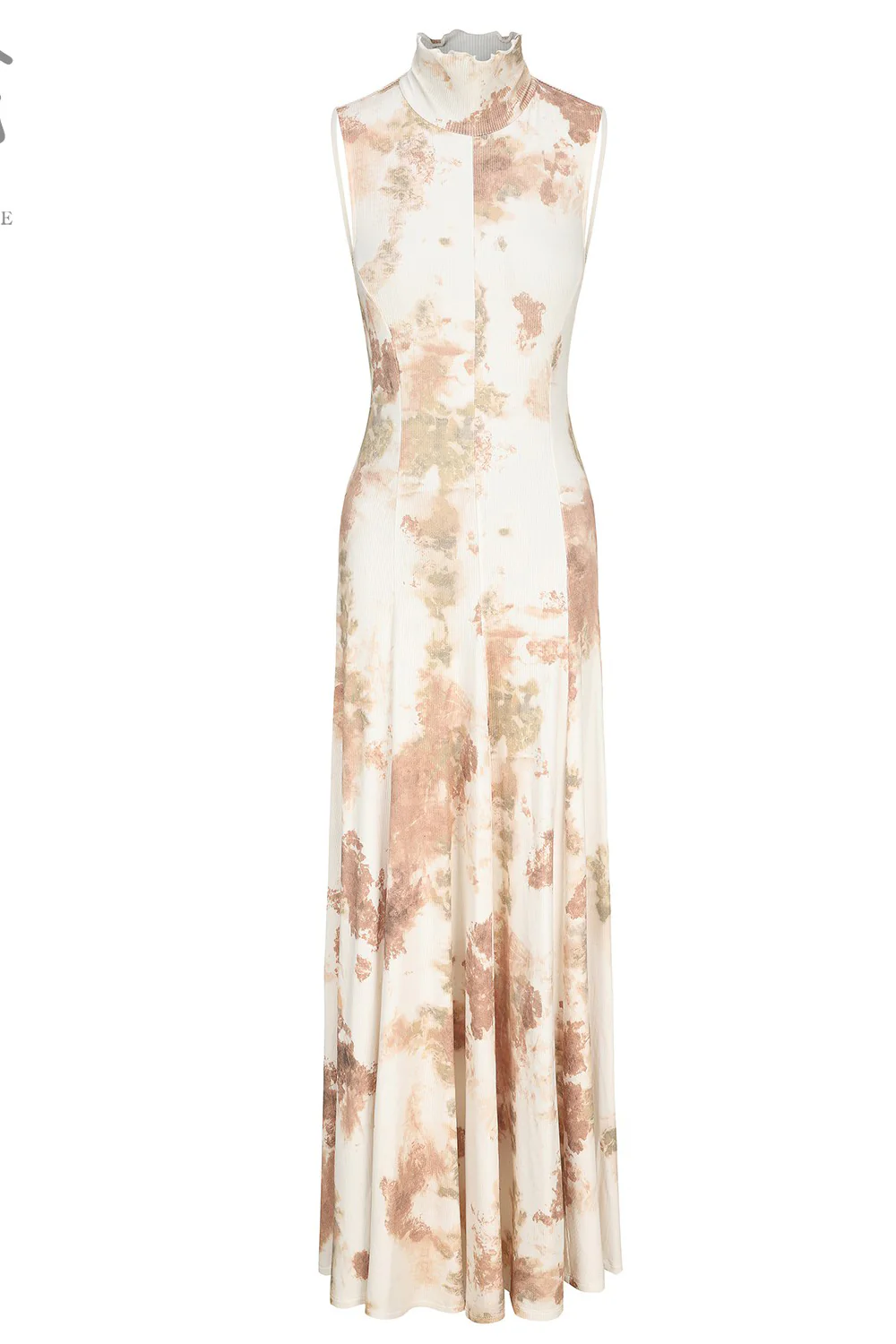 Peng Tai 24 Autumn and Winter Printed Backless Floral Long Dress PT-PTW24C05-1 - Image 4