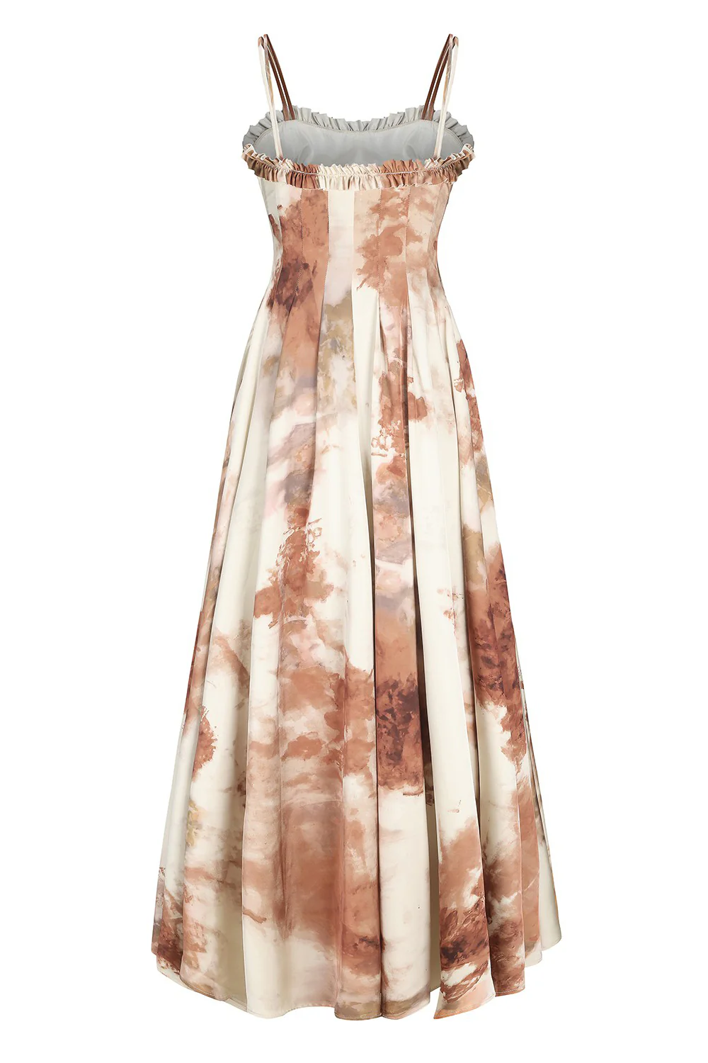 Peng Tai 24 Fall/Winter Printed Pleated Maxi Dress PT-PTW24C18-1 - Image 10