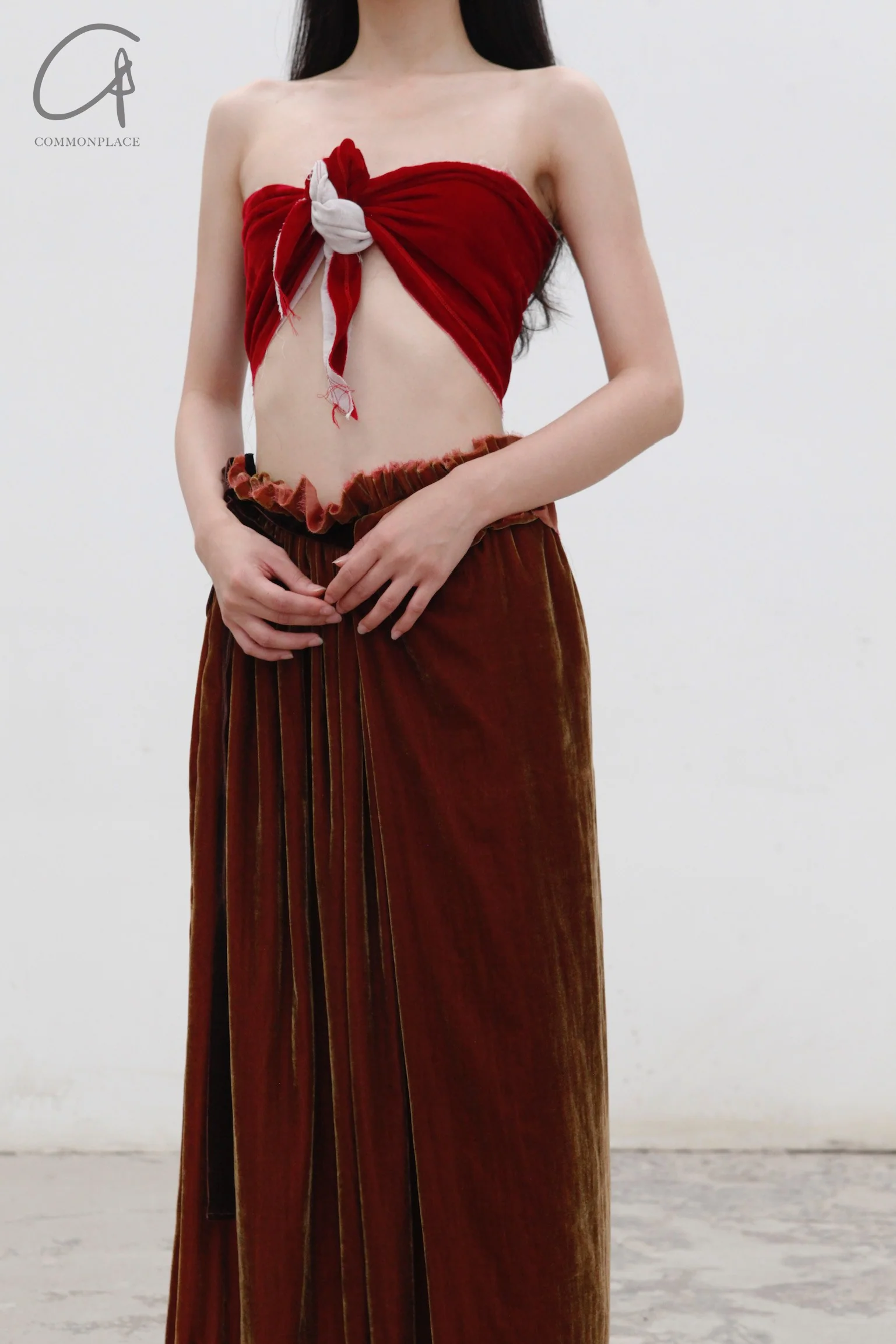 Peng Tai Velet skirt W20058 - Image 10