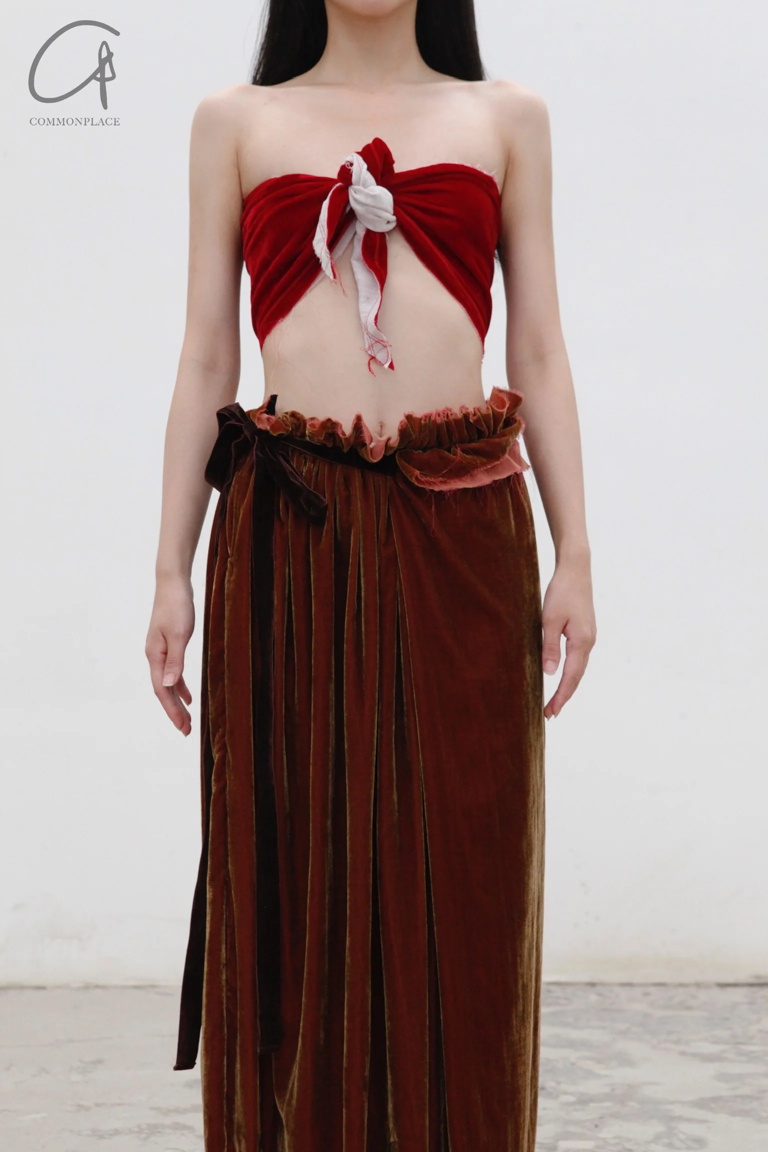 Peng Tai Velet skirt W20058 - Image 11