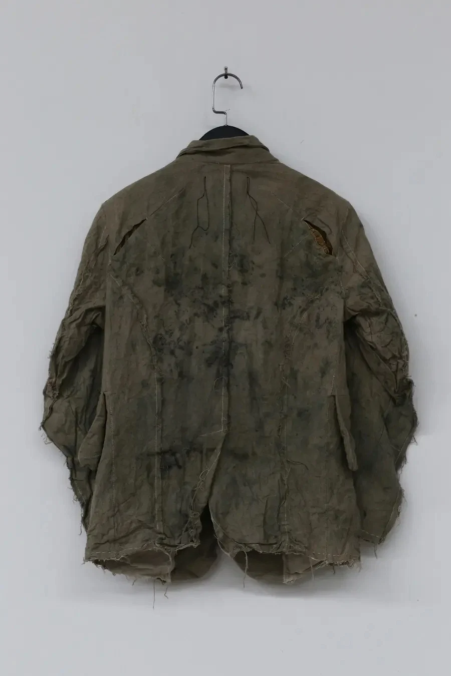 pengtai body structure Chinese medicine dyed five-pocket single-breasted linen jacket MW21022 - Image 5