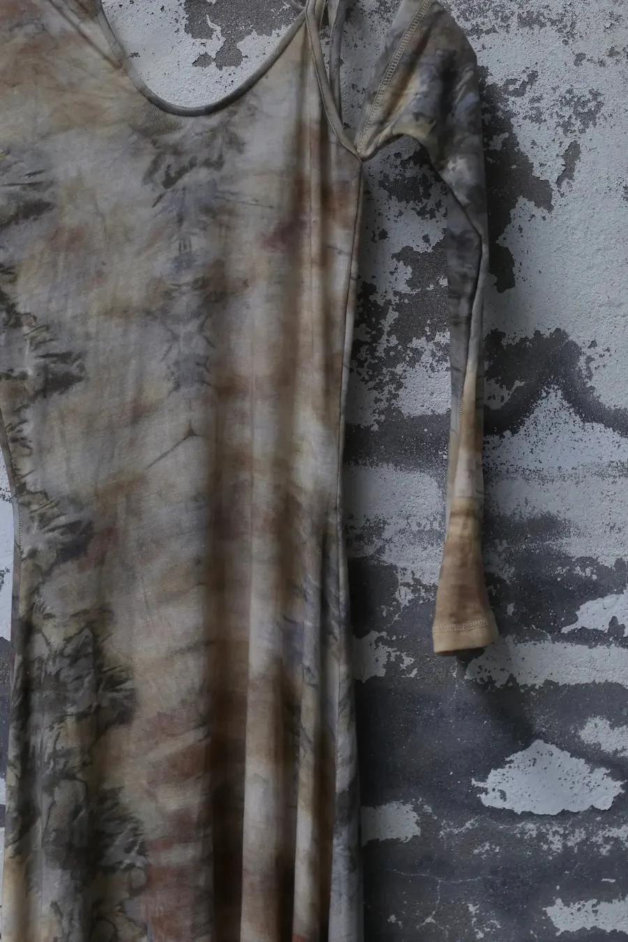 pengtai Dyed Cotton C-Neck Dress PTW22C16-2 - Image 5