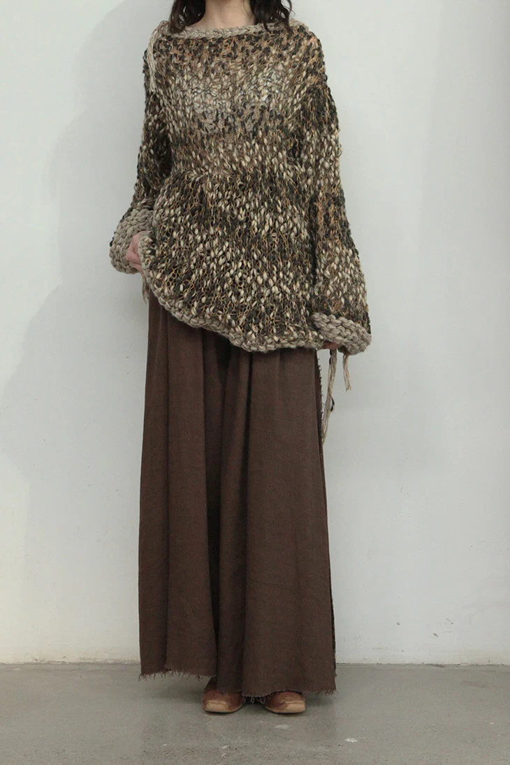 pengtai fine wool hand-knitted sweater W20132 - Image 2