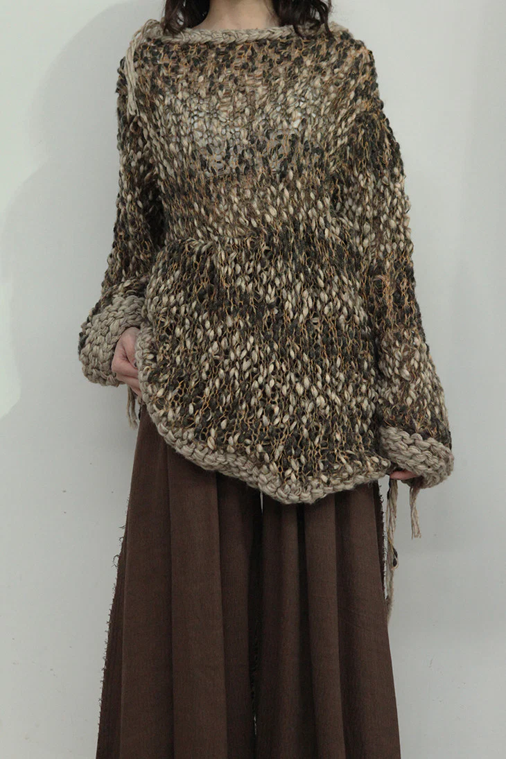 pengtai fine wool hand-knitted sweater W20132 - Image 3