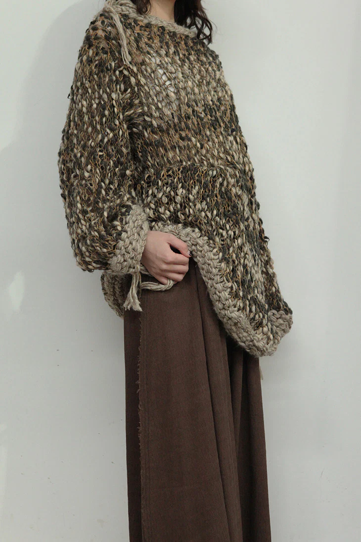pengtai fine wool hand-knitted sweater W20132 - Image 4