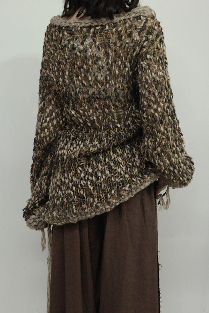 pengtai fine wool hand-knitted sweater W20132 - Image 6