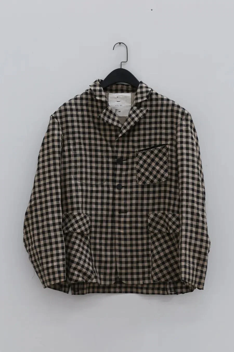Peng Tai Linen check jacket M21019 - Image 13