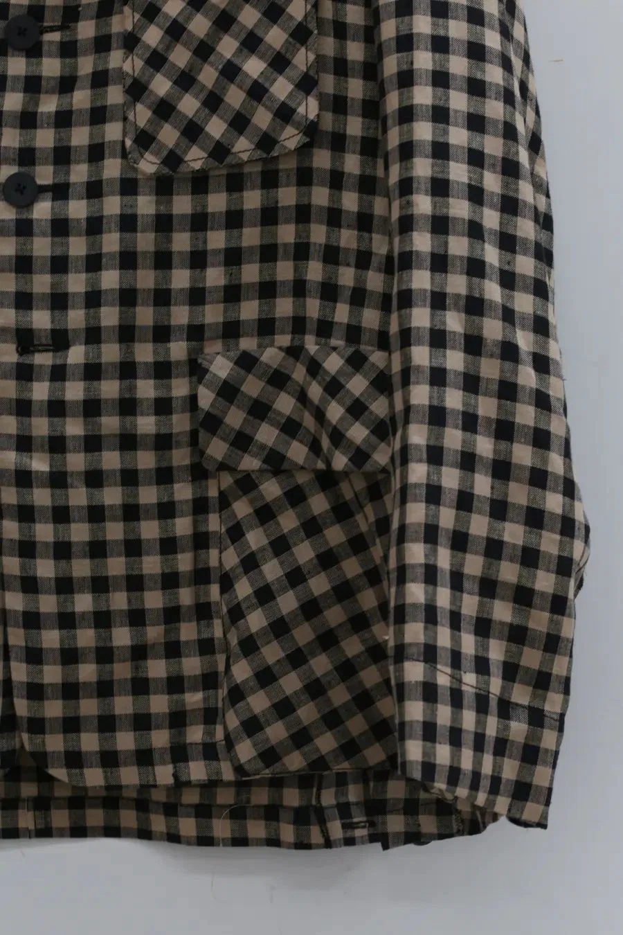 Peng Tai Linen check jacket M21019 - Image 20