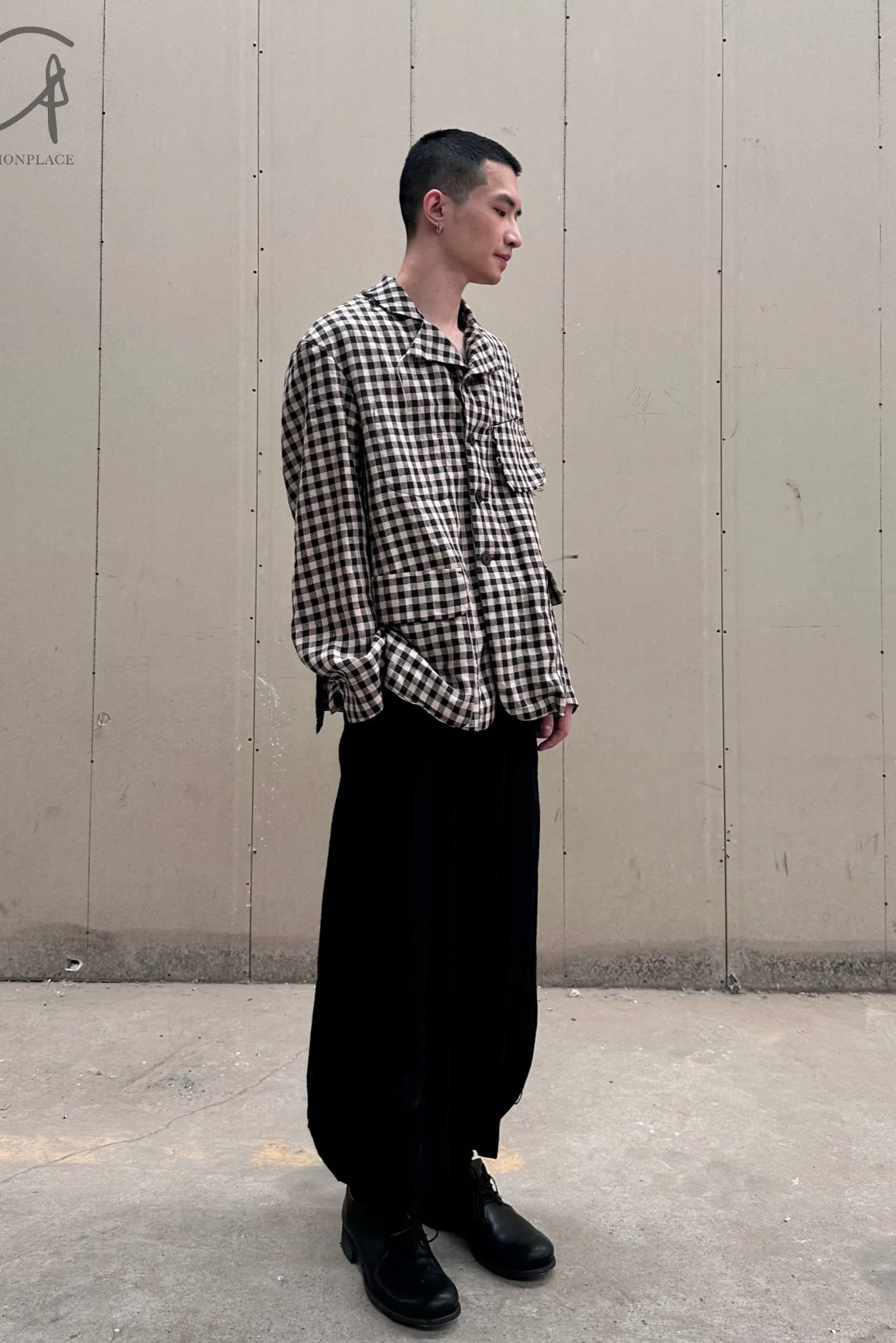 Peng Tai Linen check jacket M21019 - Image 23