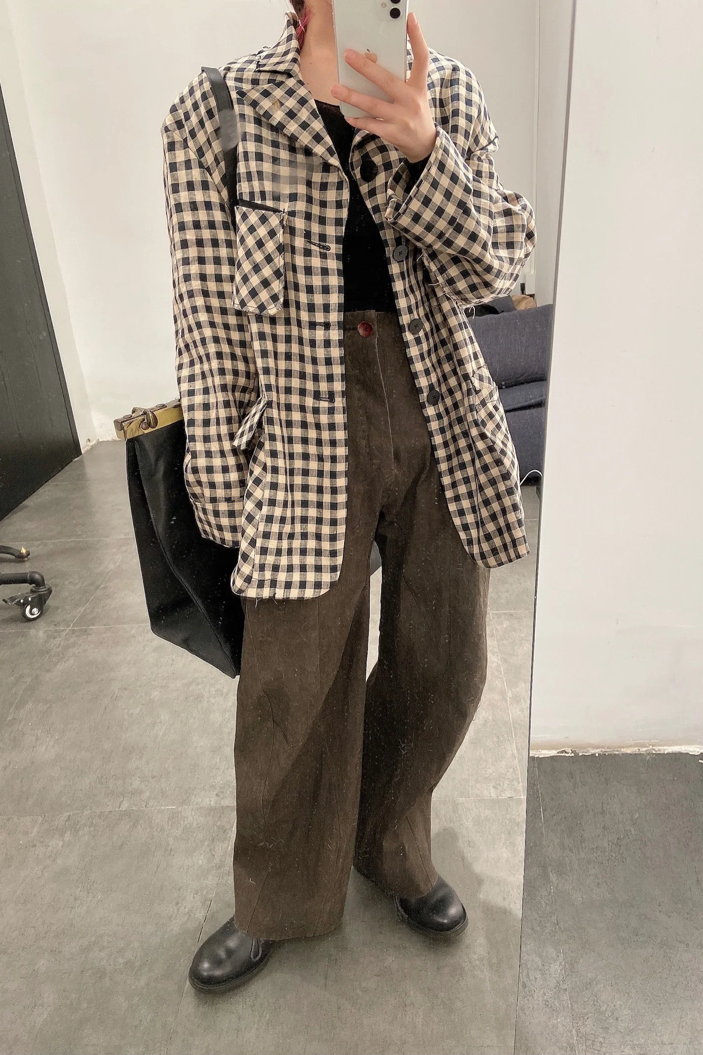 Peng Tai Linen check jacket M21019 - Image 30