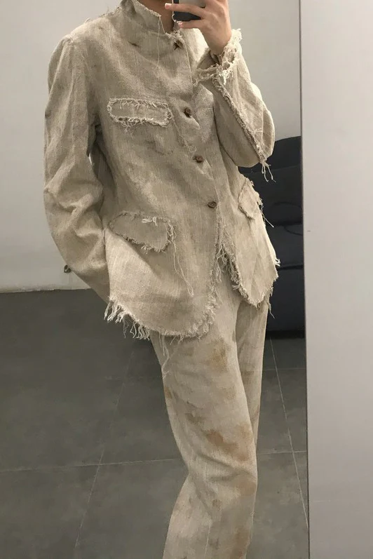 Peng Tai hand-dyed hand-stitched jacket S20316 - Image 18