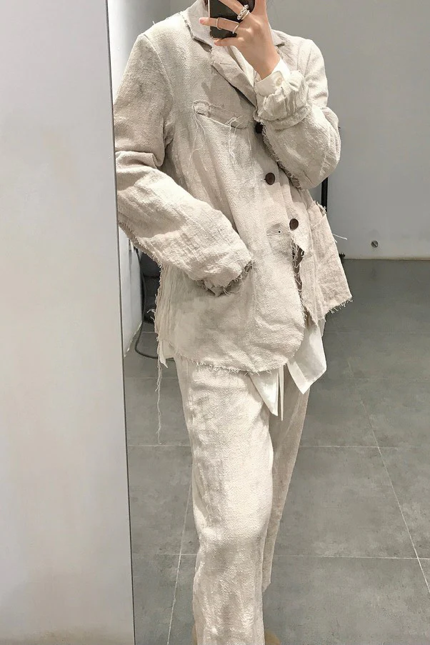 Peng Tai hand-dyed hand-stitched jacket S20316 - Image 22