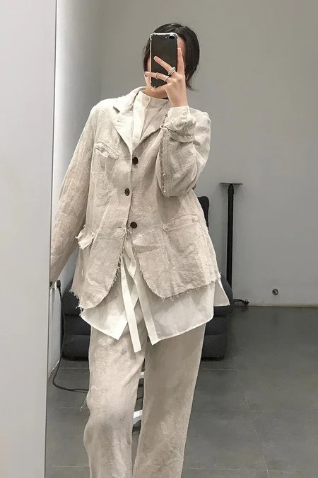 Peng Tai hand-dyed hand-stitched jacket S20316 - Image 24