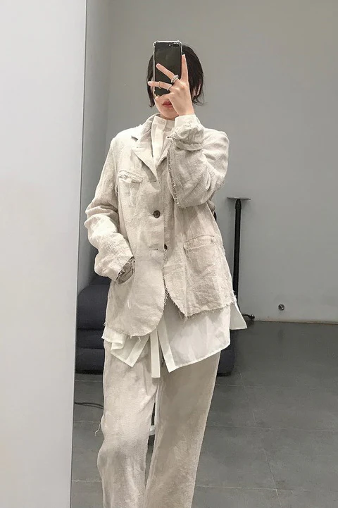 Peng Tai hand-dyed hand-stitched jacket S20316 - Image 25