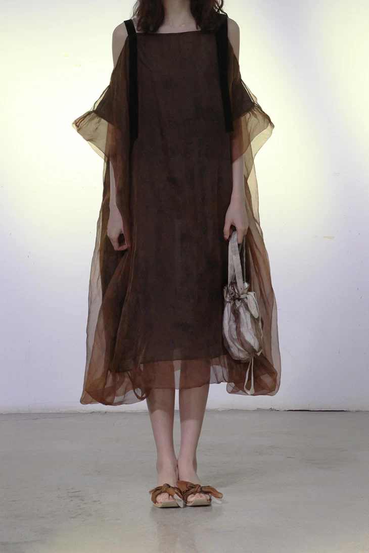 pengtai hand-dyed square skirt S20073