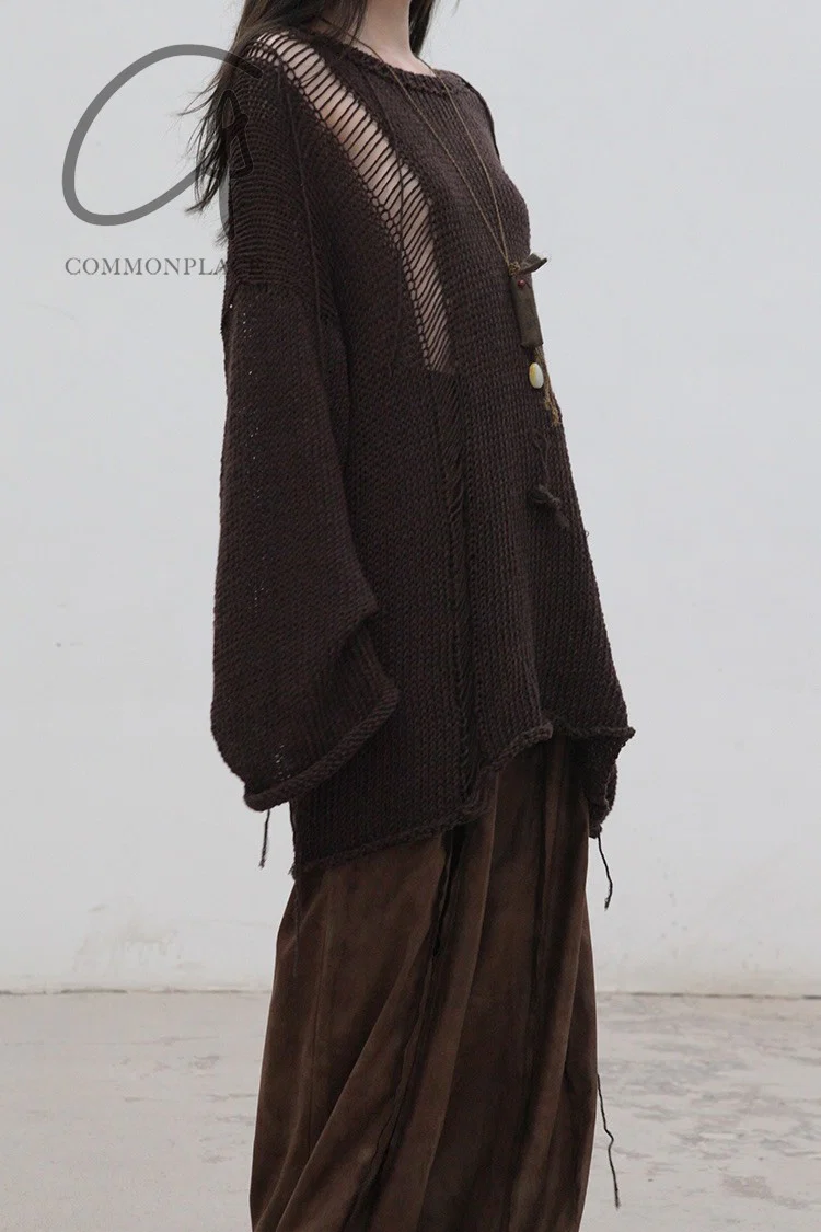 pengtai hand-knitted cotton pullover MW21010 - Image 3