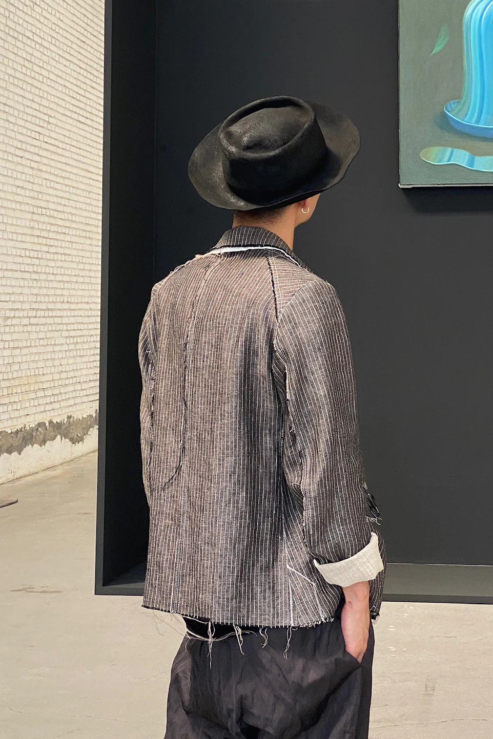 pengtai hand-stitched double-breasted jacket S20311 - Image 15