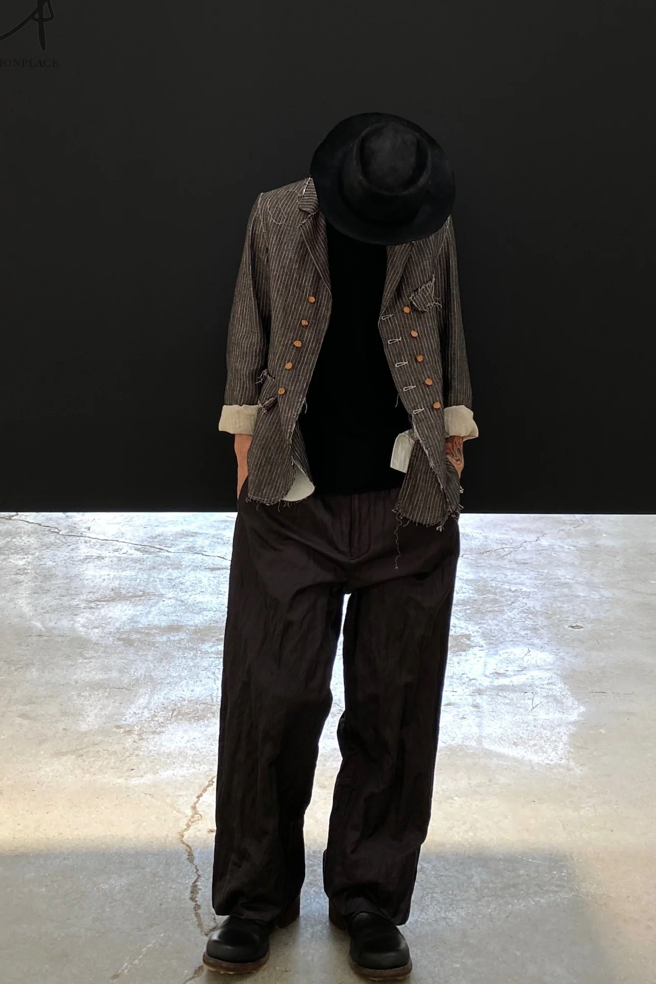 pengtai hand-stitched double-breasted jacket S20311 - Image 16
