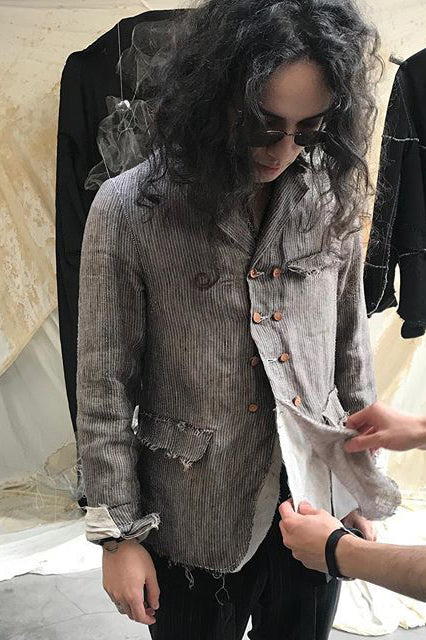 pengtai hand-stitched double-breasted jacket S20311 - Image 21