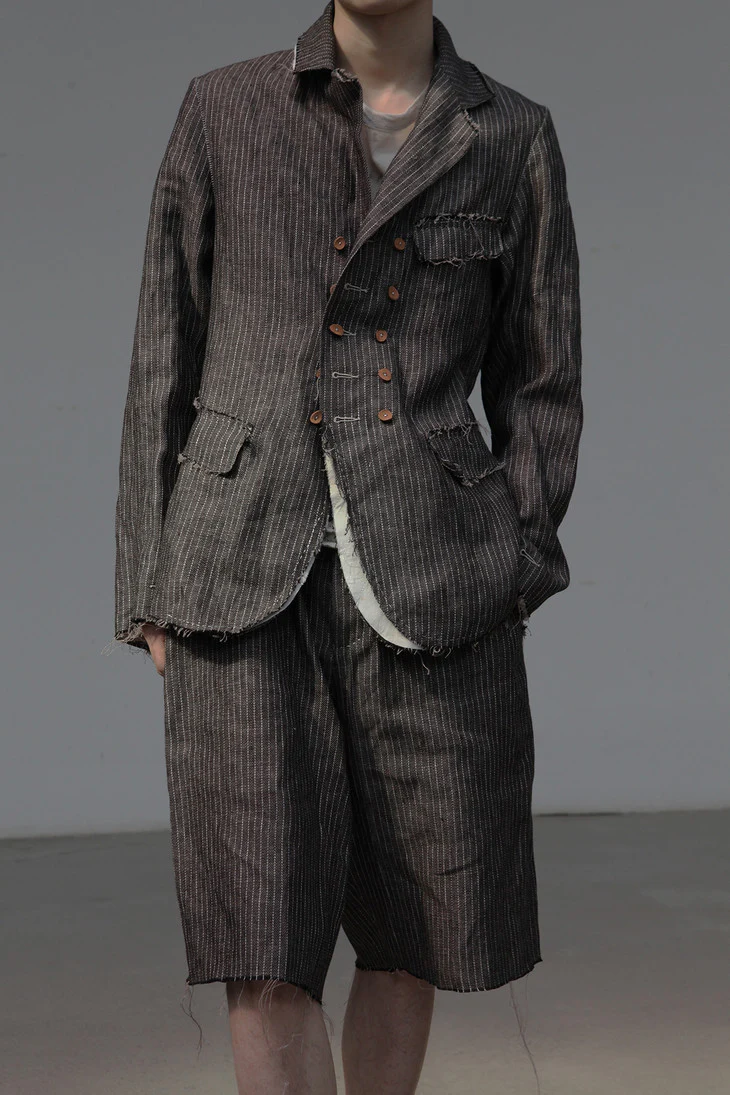 pengtai hand-stitched double-breasted jacket S20311 - Image 4