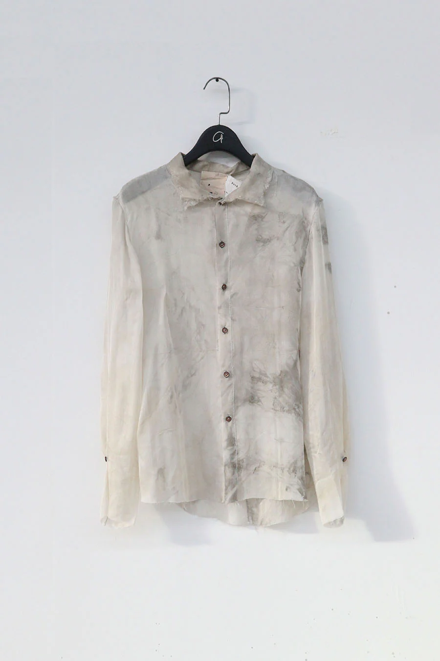 Peng Tai HAND STITCHED METALTHREADS CLASSIC LONG-SLEEVED SILK SHIRT S20196 - Image 5