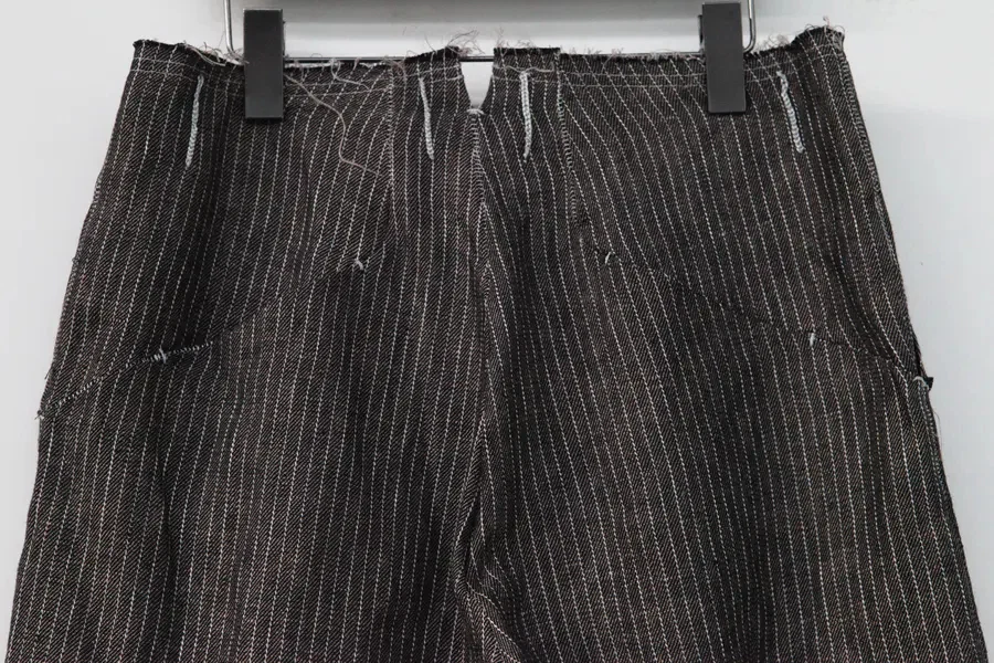 pengtai hand-stitched pinstripe shorts S20300 - Image 9