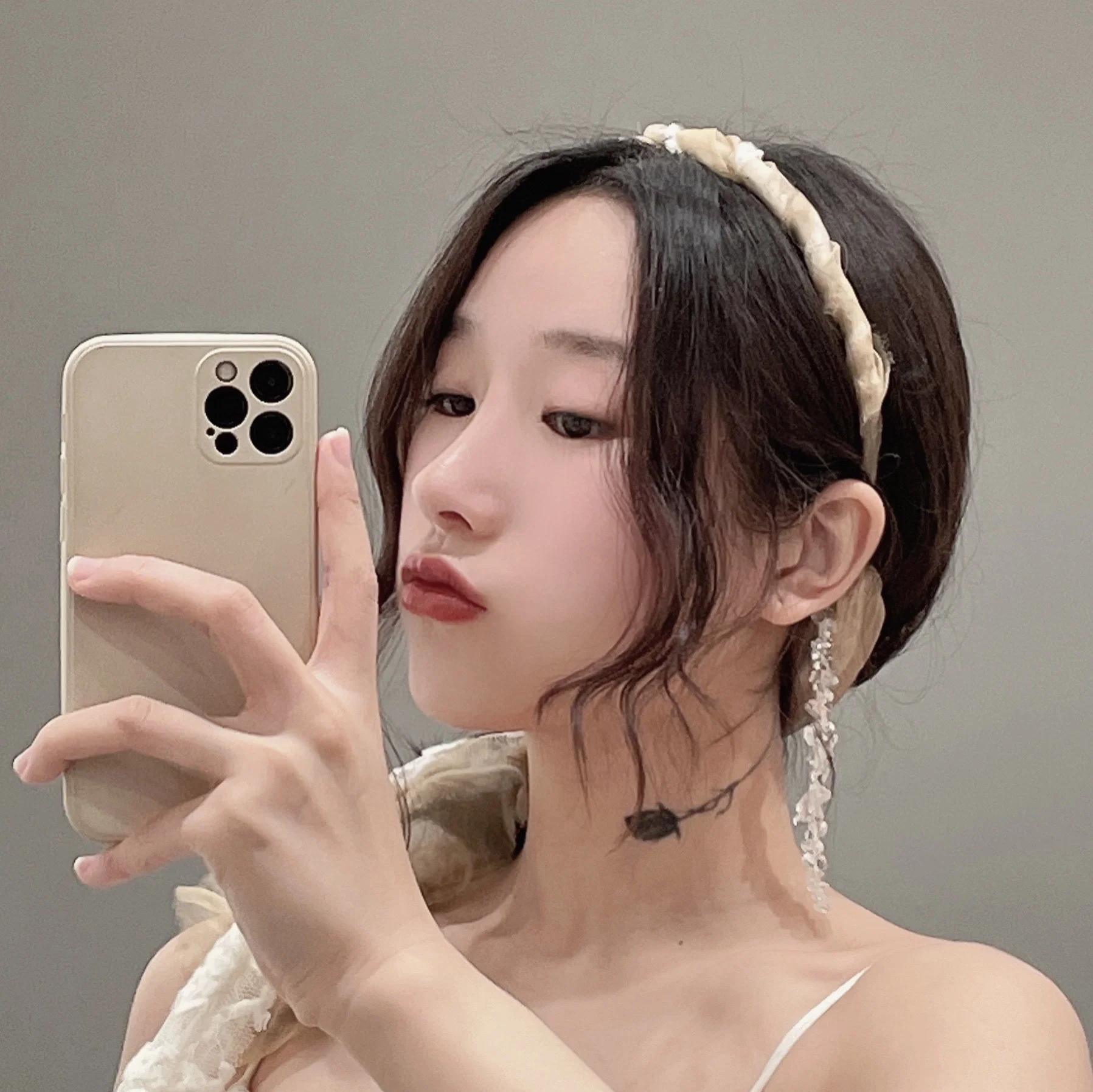 pengtai headband A21037 PPT2008 Beige - Image 7