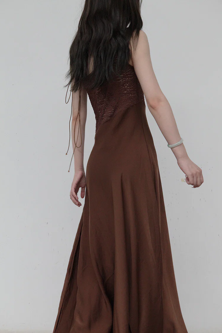 pengtai lace silk annua dress W21061 PPT11 - Image 7
