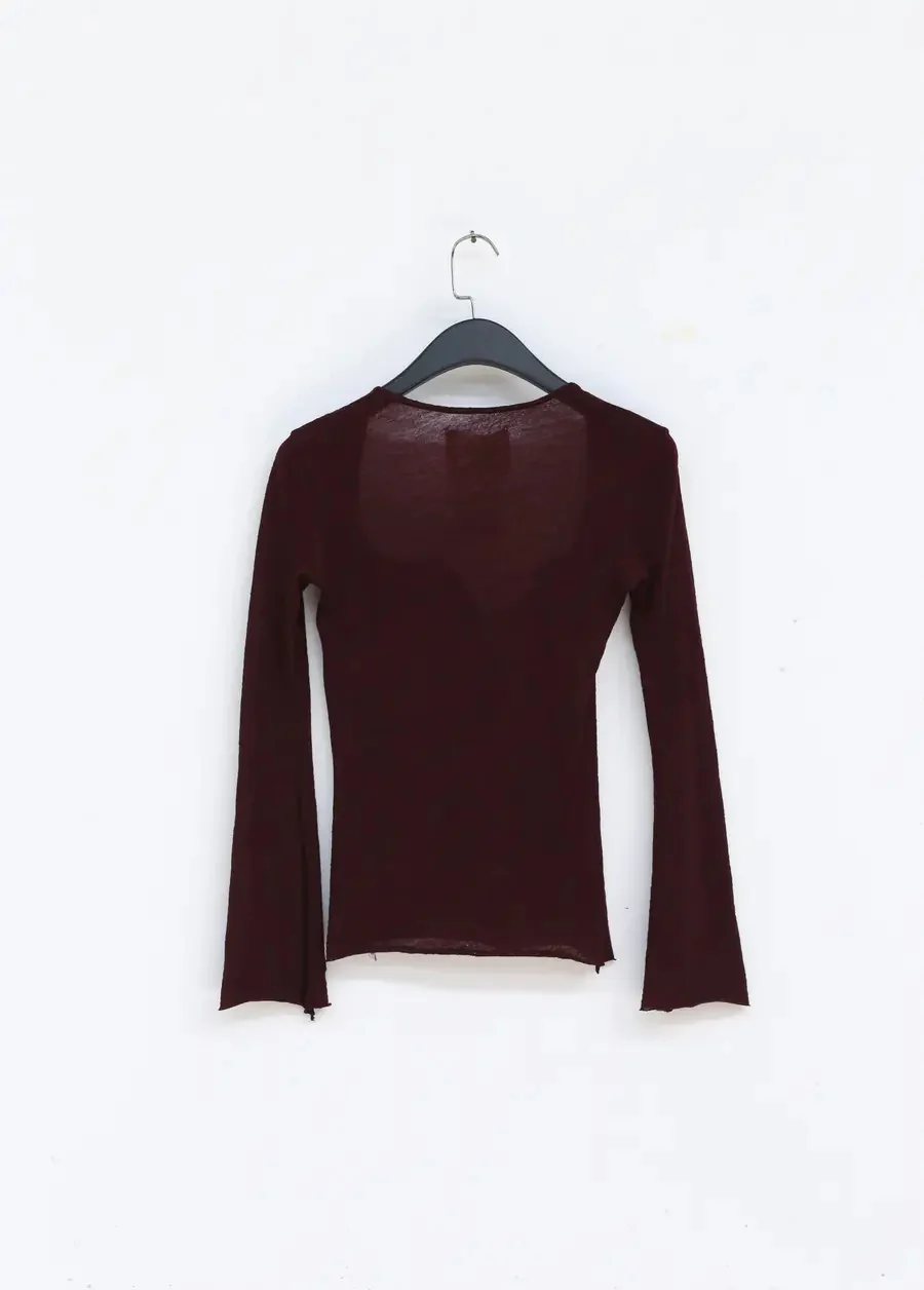 Peng Tai low collar top F026 - Image 5