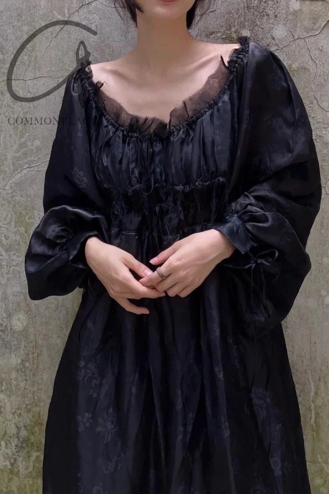 pengtai mulberry silk jacquard dress W21039 PPT2035 - Image 6