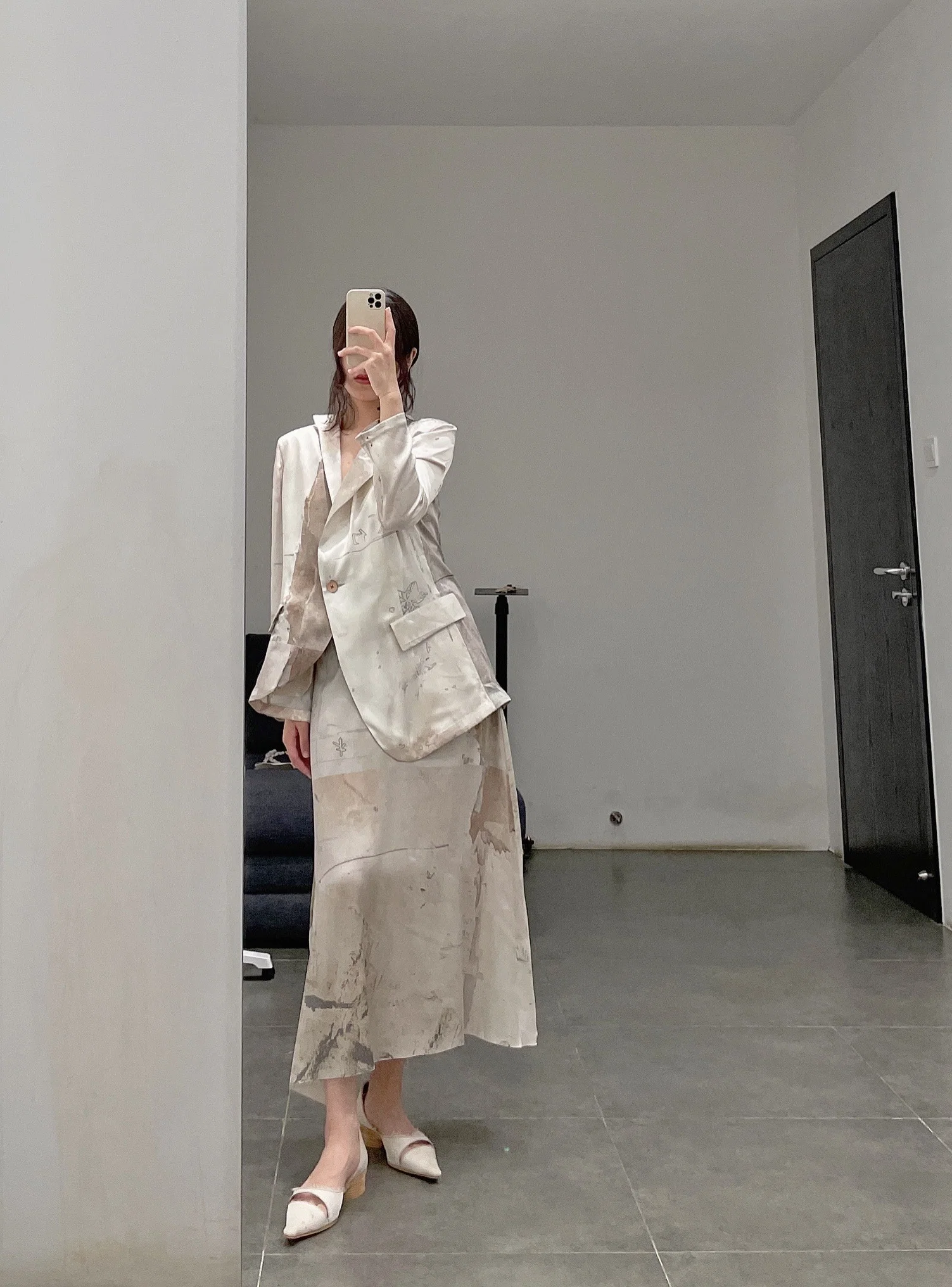pengtai mulberry silk print jacket S210131 - Image 12