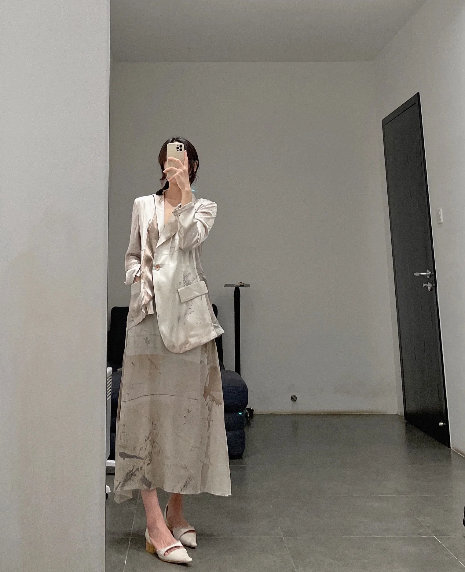 pengtai mulberry silk print jacket S210131 - Image 14