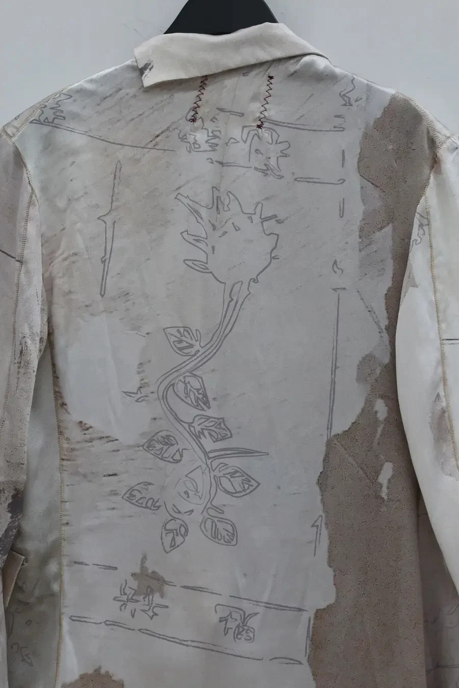 pengtai mulberry silk print jacket S210131 - Image 9