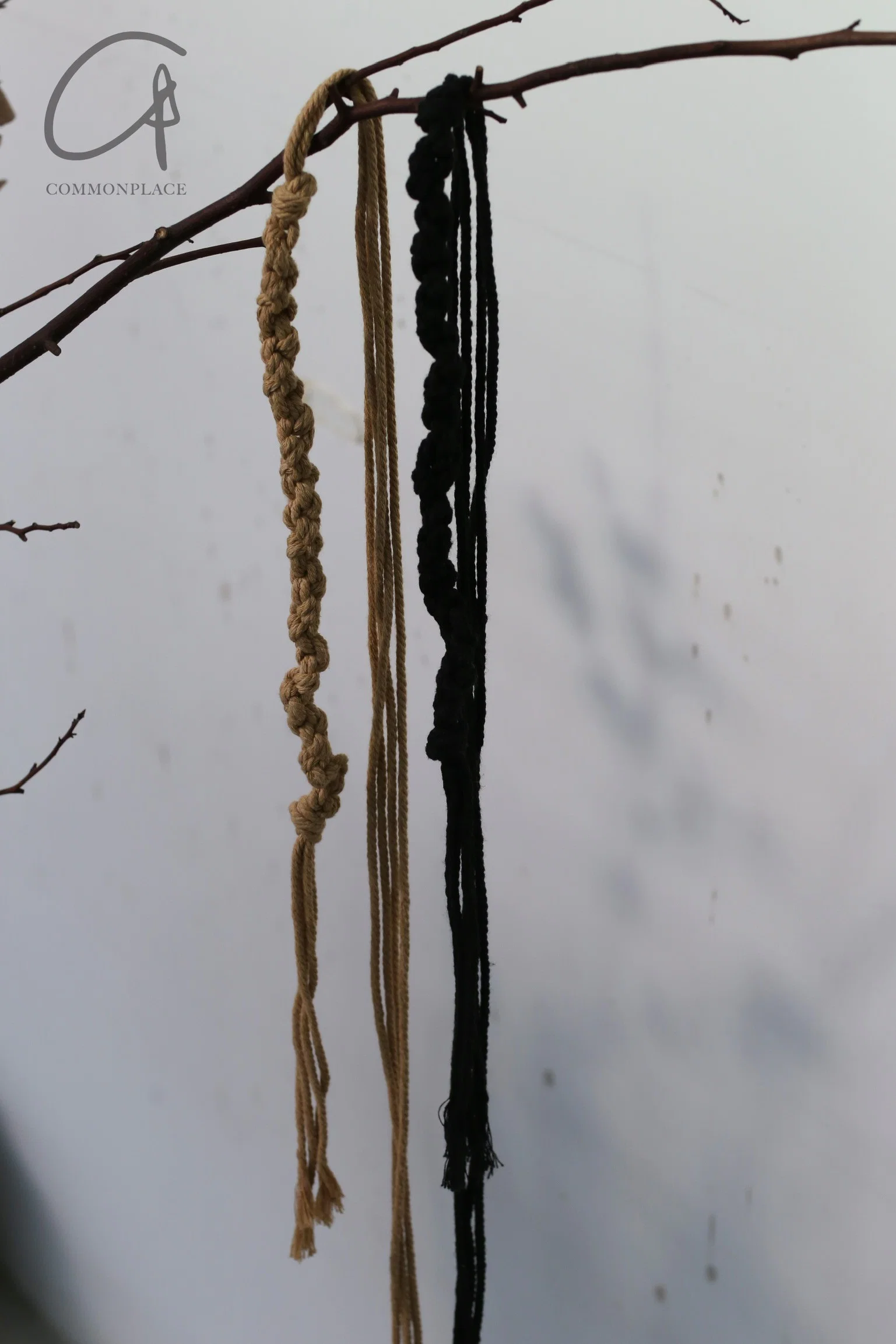 pengtai cotton thread necklace series handmade in France PT-AW21012-3-HEI black - Image 6