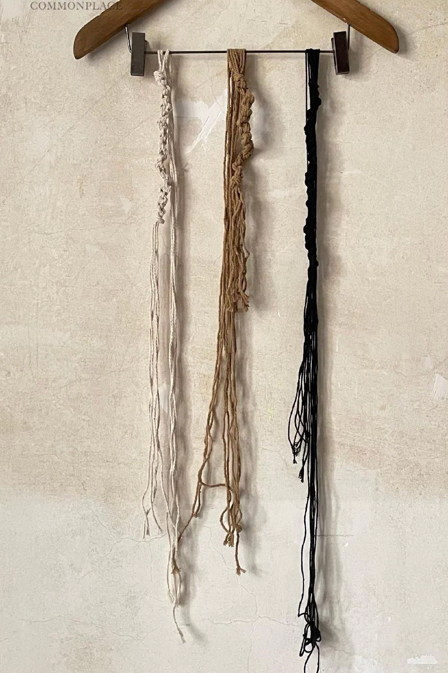 pengtai cotton thread necklace series handmade in France PT-AW21012-3-HEI black - Image 7