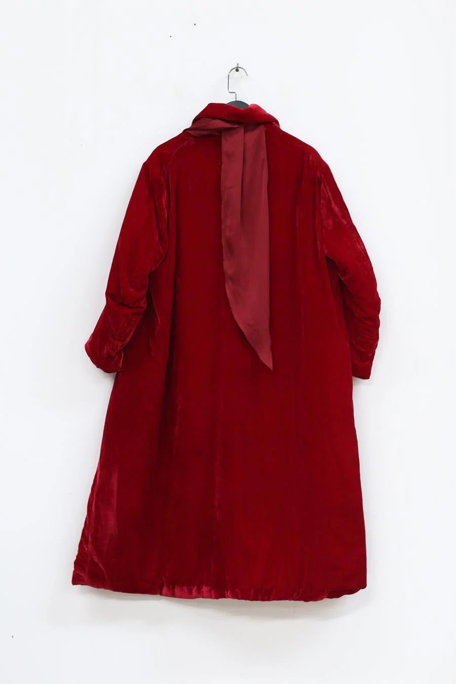 pengtai padded velvet CARVAT jacket PTW22H12 dark red - Image 7