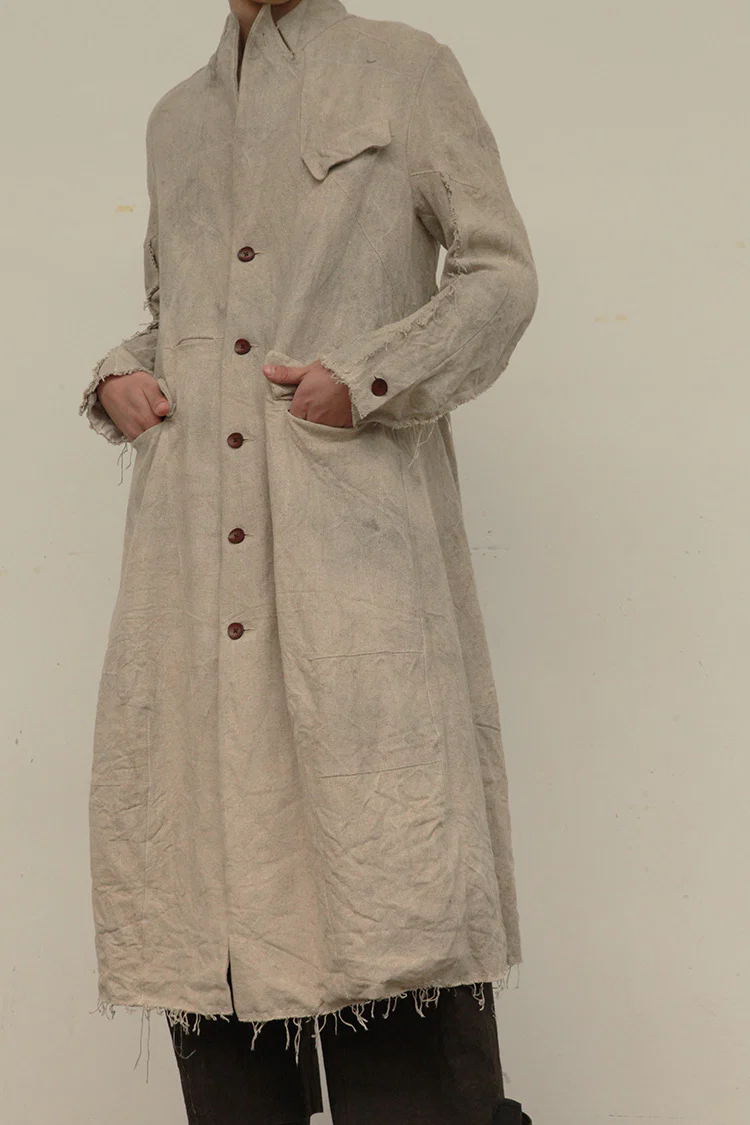Pengtai plant dye M014 vest coat - Image 3