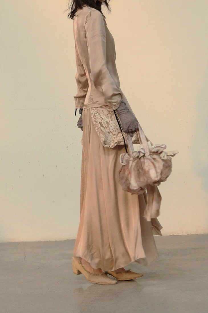 pengtai silk lace tight dress W20083 - Image 4