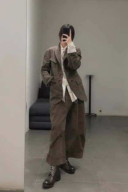 pengtai skinny linen jacket M012 - Image 4