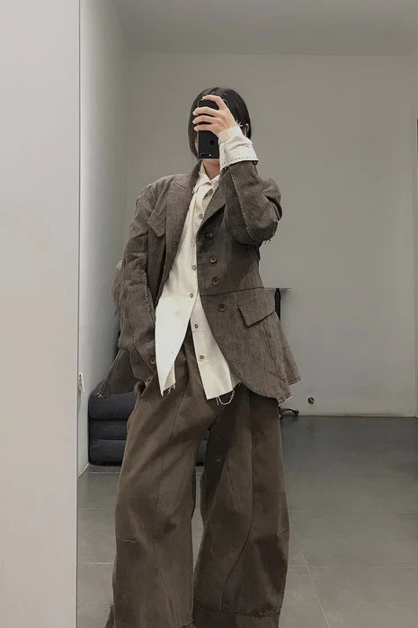 pengtai skinny linen jacket M012 - Image 6