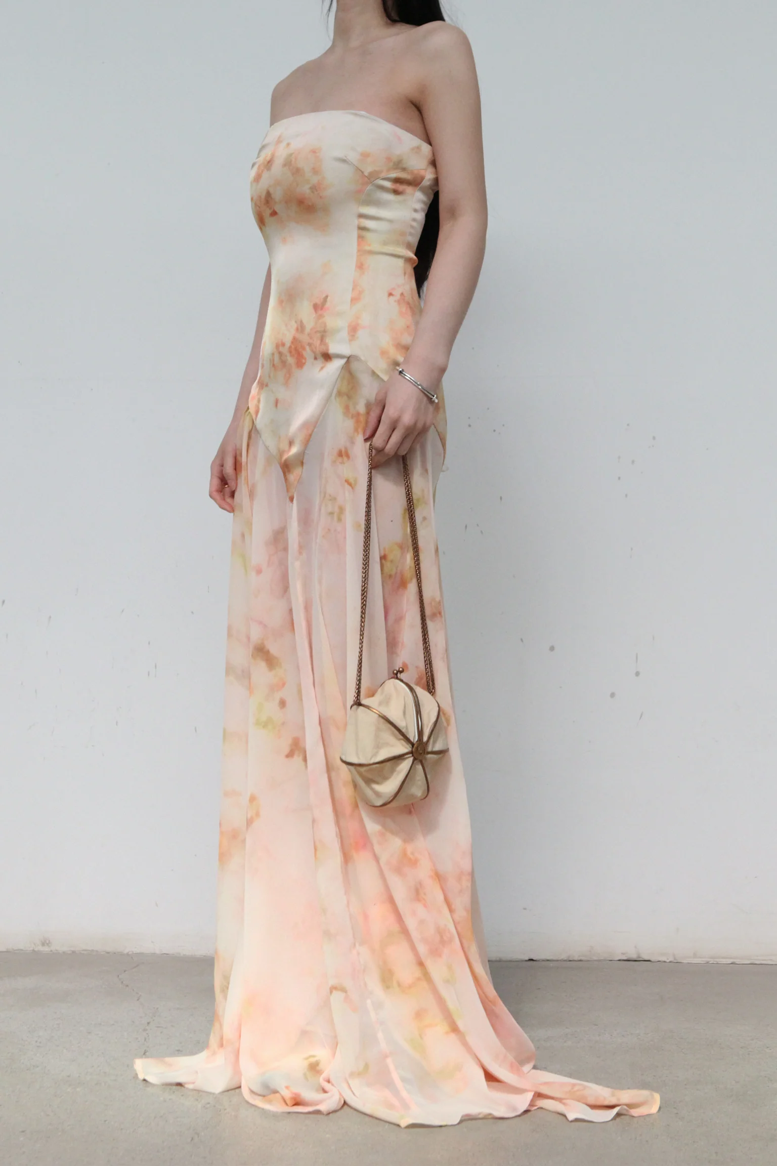 PengTai Strapless Pleated Maxi Dress PT-PTS24C04-2-0 - Image 2