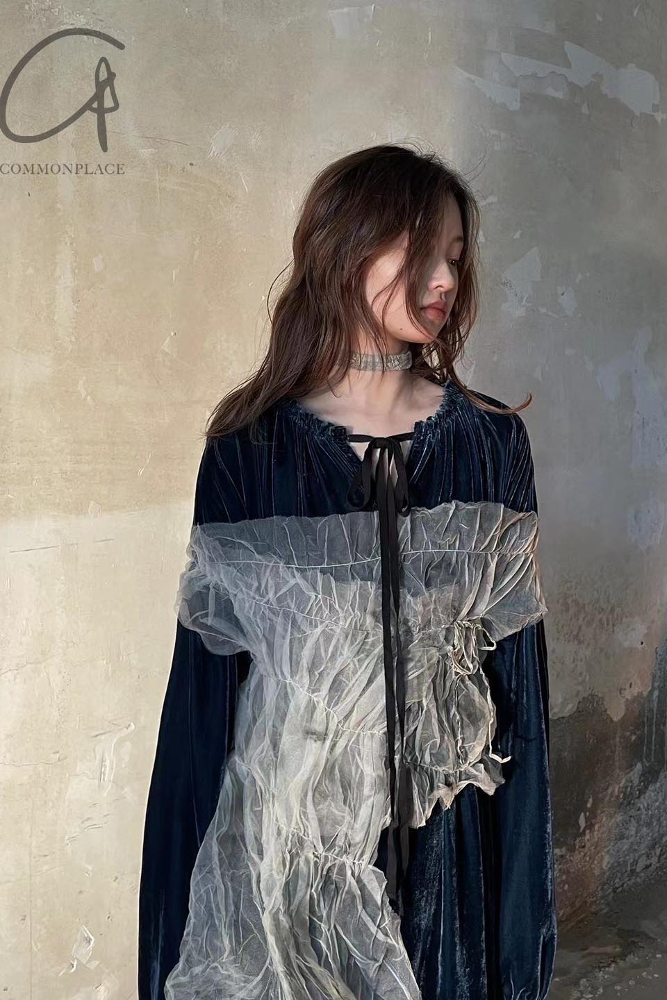 pengtai velvet dress W21051 PPT2031 - Image 12