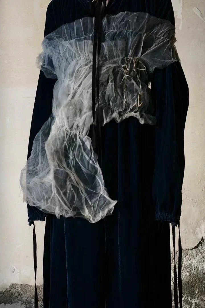 pengtai velvet dress W21051 PPT2031 - Image 13