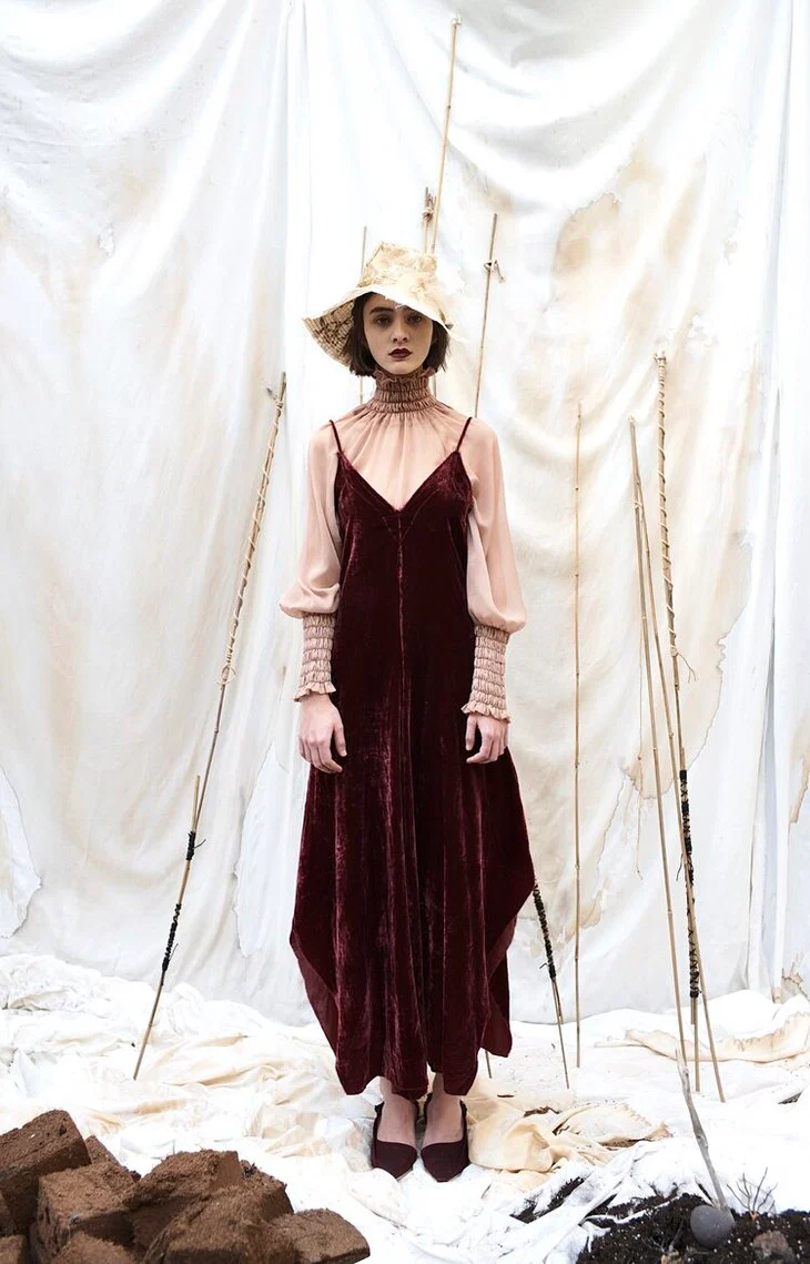 pengtai velvet vest skirt F029 - Image 7