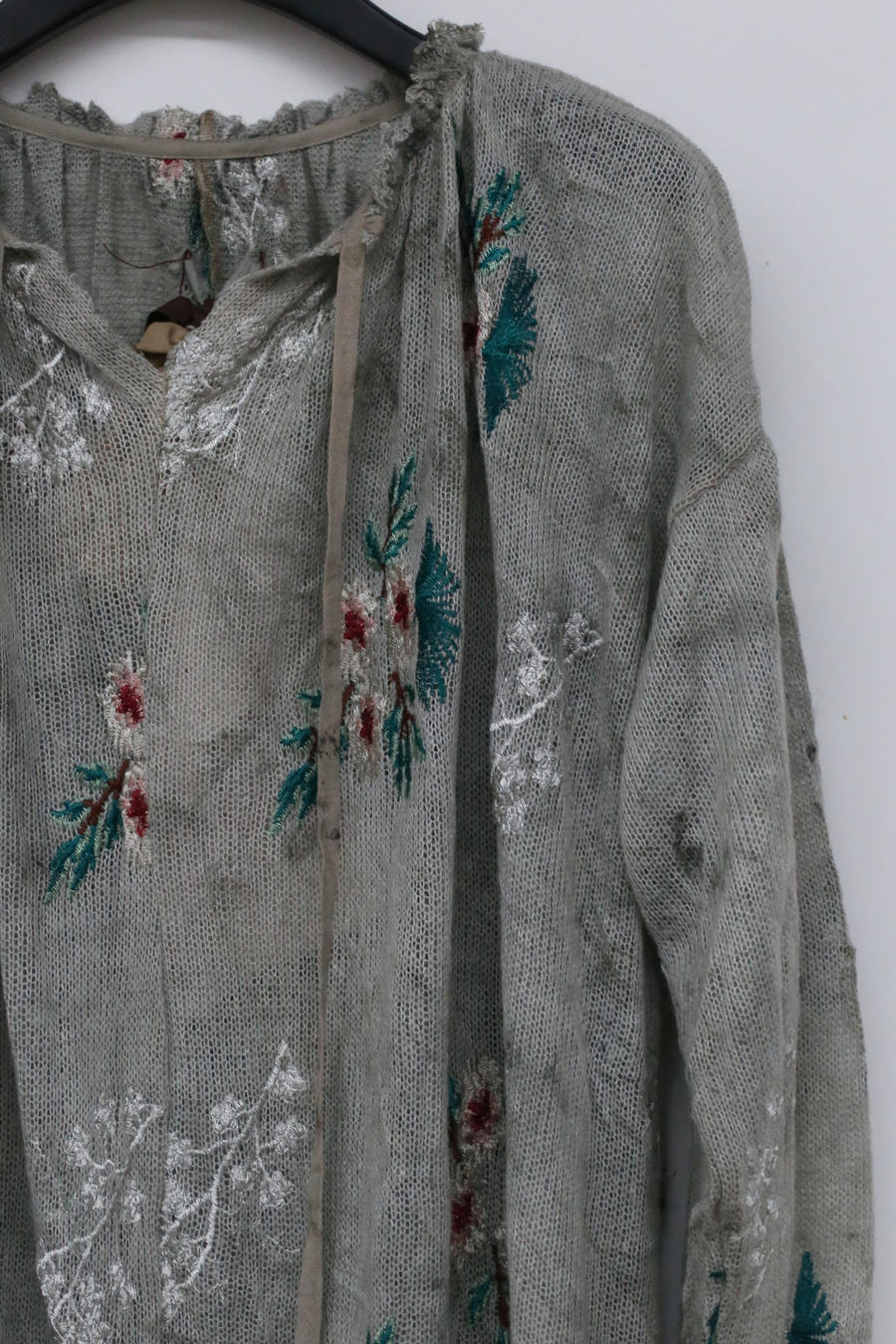 Pengtai wool jacquard wormwood dyed dress W21053 PPT2031 - Image 17