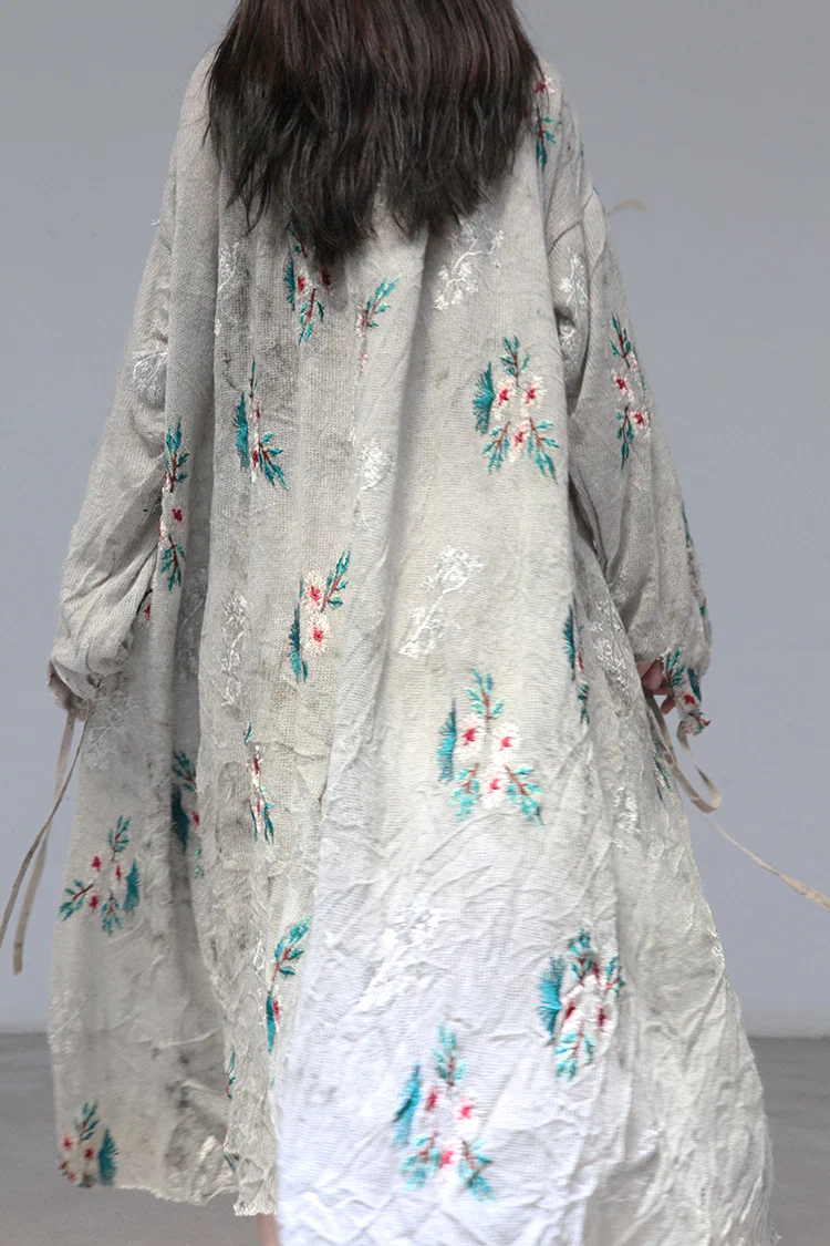 Pengtai wool jacquard wormwood dyed dress W21053 PPT2031 - Image 6