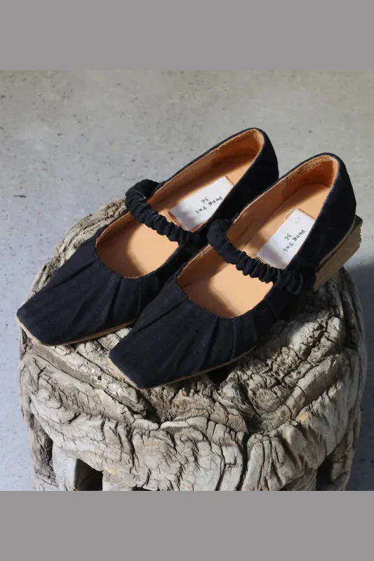 pengtai wool knitted flat shoes W20165 - Image 5