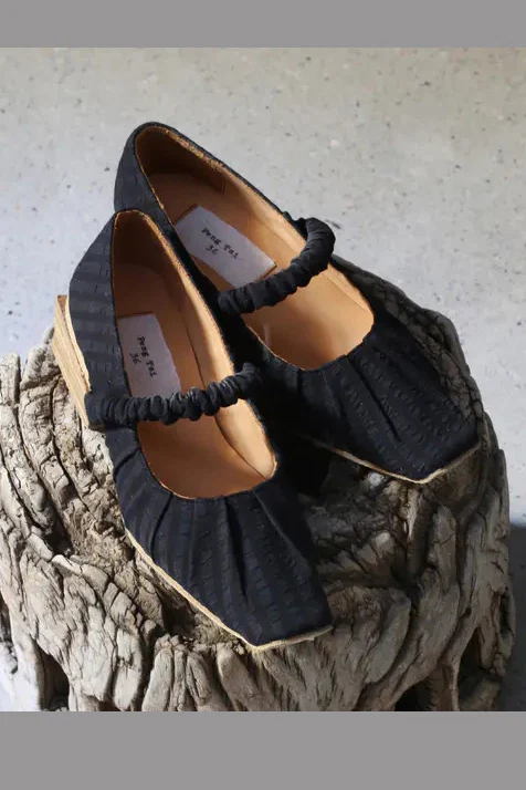 pengtai wool knitted flat shoes W20165 - Image 7