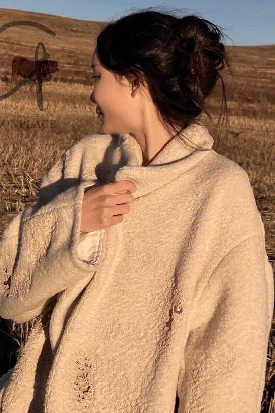pengtai wool singeing coat W21106 - Image 6